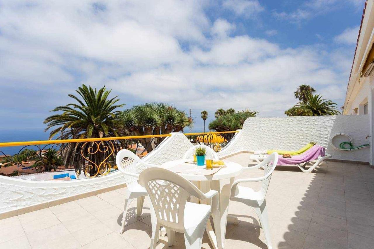 Acogedora Vivienda vacacional en Tenerife con vistas piscina y WIFI Tacoronte Exterior foto